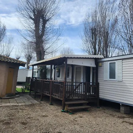 Mobil-home Clim, Tv, Ll La Carabasse 4 Etoiles - Mh-a012 Campingplatz