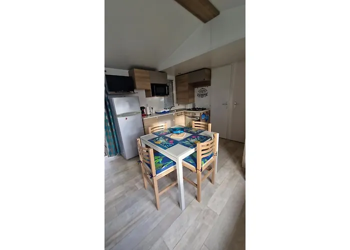 Mobil-home Clim, Tv, Ll La Carabasse 4 Etoiles - Mh-a012 Campingplatz *